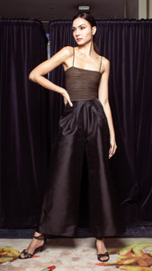 Darabe Wide Hem Jumpsuit - Black Gazar
