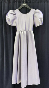 Puff Sleeve Maxi Dress - Grey