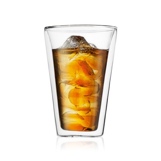 Bodum Canteen Double Wall Glass (2pcs) Large 13.5oz, Transparent
