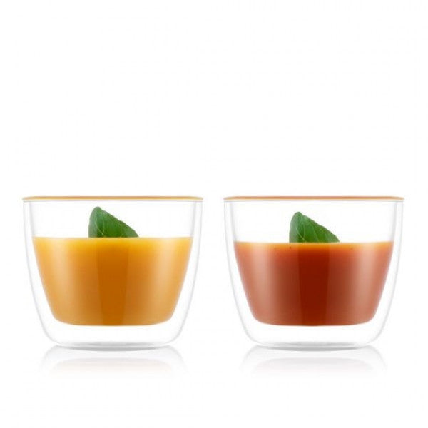 Bodum Bistro Double Wall Glass (2pcs) 15oz, Transparent