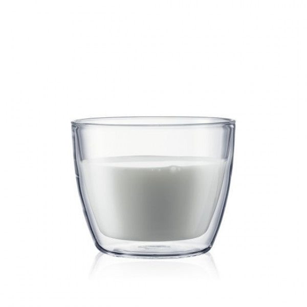 Bodum Bistro Double Wall Glass (2pcs) 15oz, Transparent