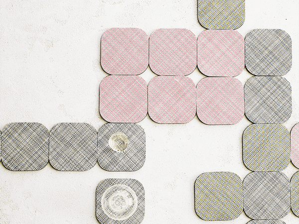 Chilewich Mini Basketweave Square Matcha Coaster (Set of 4)