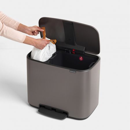 Brabantia Bo Pedal Bin 11+23L
