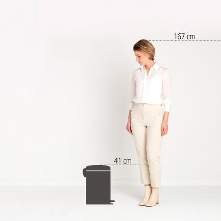 Brabantia Pedal Bin Silent NewIcon 12L