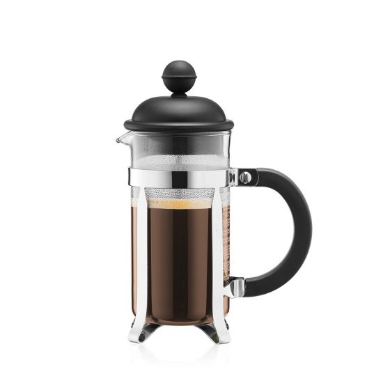 Bodum Caffettiera French Press Coffee Maker, 3 cup, 12 oz Black