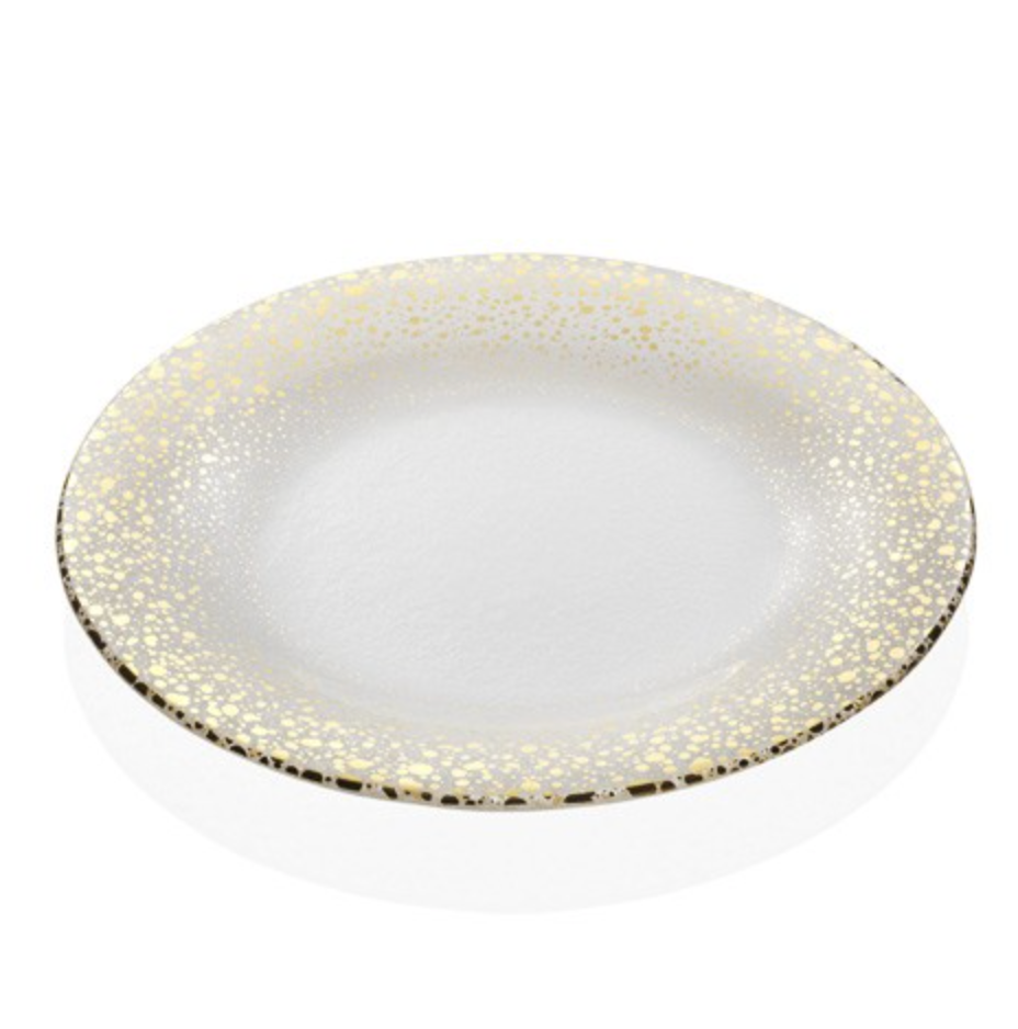 IVV Sparkling Plate 22cm Gold Decoration