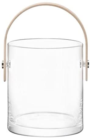 LSA Circle Container and Ash Handle H24m Clear