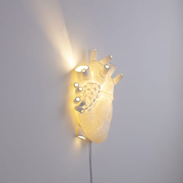 Seletti 'Heart Lamp' Porcelain Lamp