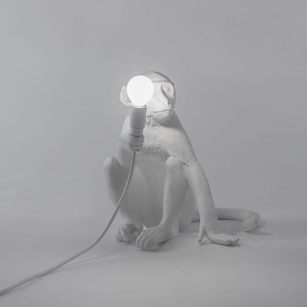 Seletti Sitting Monkey Resin Lamp