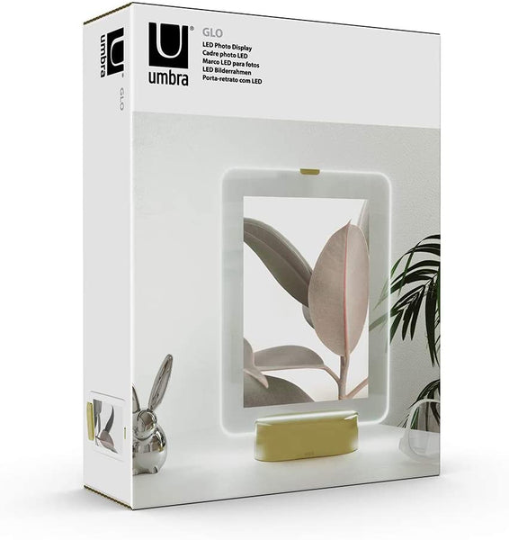 Umbra Glo Illuminated Glass Picture Frame 5x7