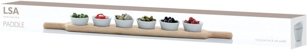 LSA Paddle Long Bowl Set & Oak Paddle L77cm