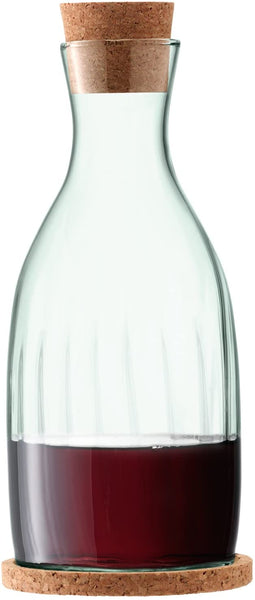 LSA Mia Water / Wine Carafe & Cork Stopper & Base 1L