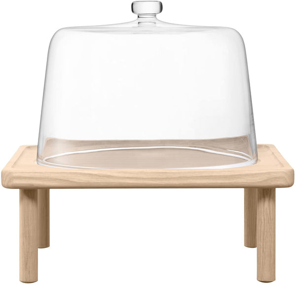 LSA Stilt Cheese Dome & Ash Stand length:25cm