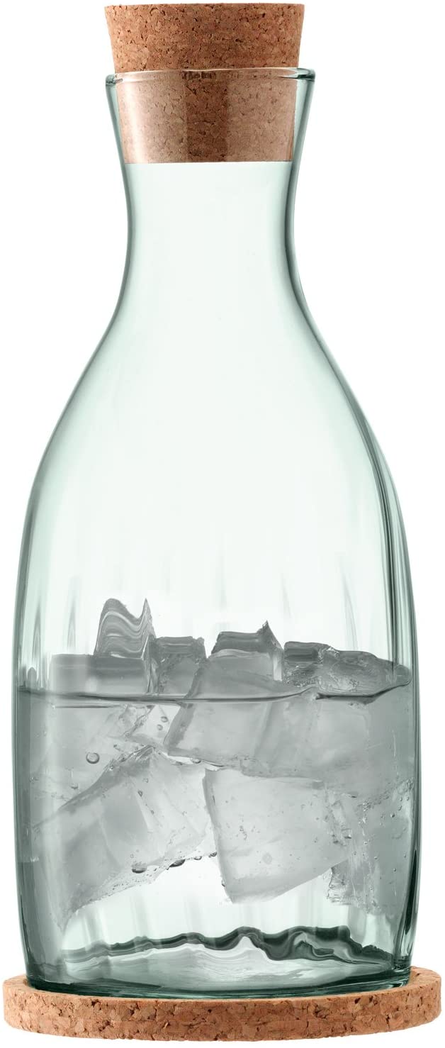 LSA Mia Water / Wine Carafe & Cork Stopper & Base 1L