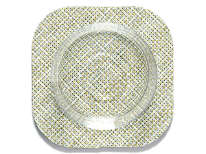 Chilewich Mini Basketweave Square Matcha Coaster (Set of 4)