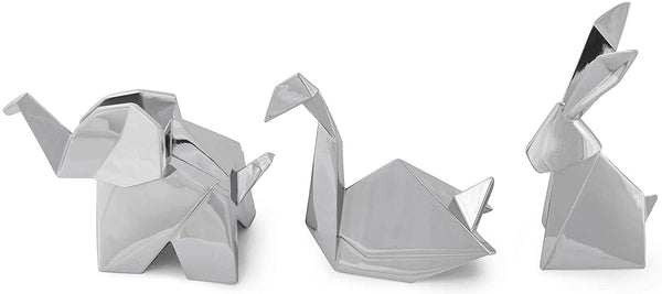 Umbra Origami Ring Holder Set Chrome