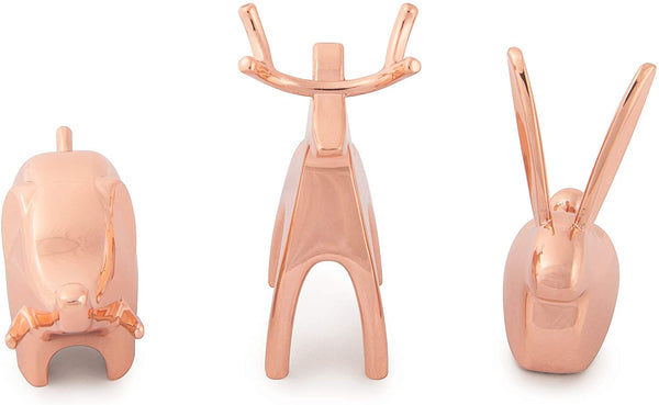 Umbra Anigram Ring Holder Set Copper