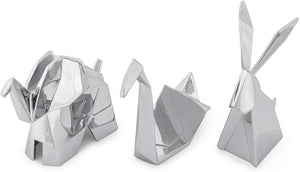 Umbra Origami Ring Holder Set Chrome