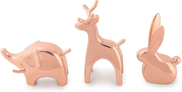 Umbra Anigram Ring Holder Set Copper