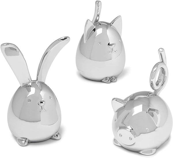 Umbra Squiggy Ring Holder Set Chrome