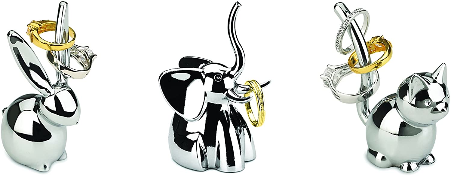 Umbra Zoola Ring Holder Set Chrome