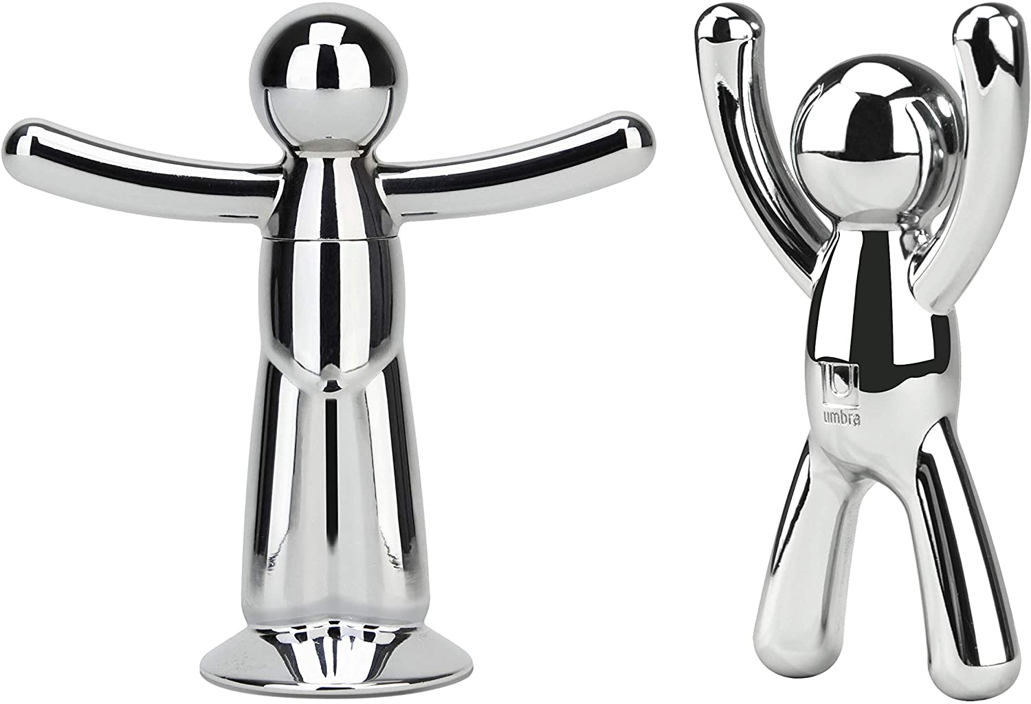 Umbra Buddy Opener + Corkscrew Set Chrome