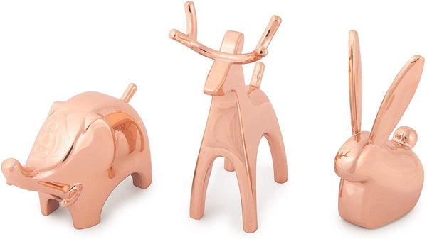 Umbra Anigram Ring Holder Set Copper