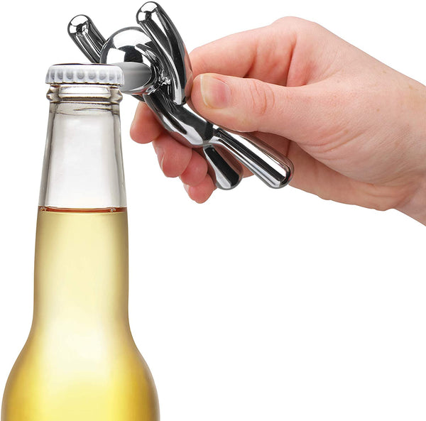 Umbra Buddy Opener + Corkscrew Set Chrome