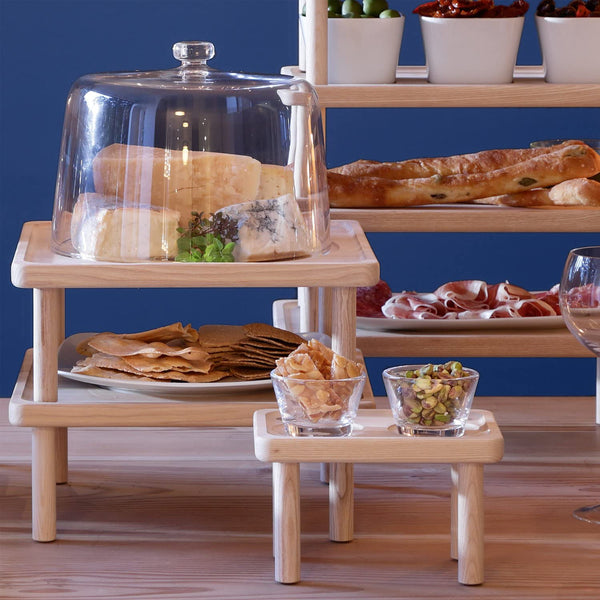 LSA Stilt Cheese Dome & Ash Stand length:25cm