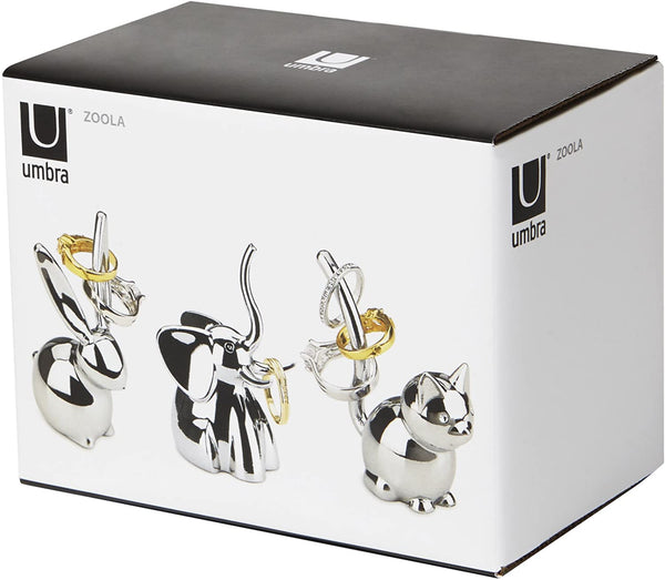 Umbra Zoola Ring Holder Set Chrome