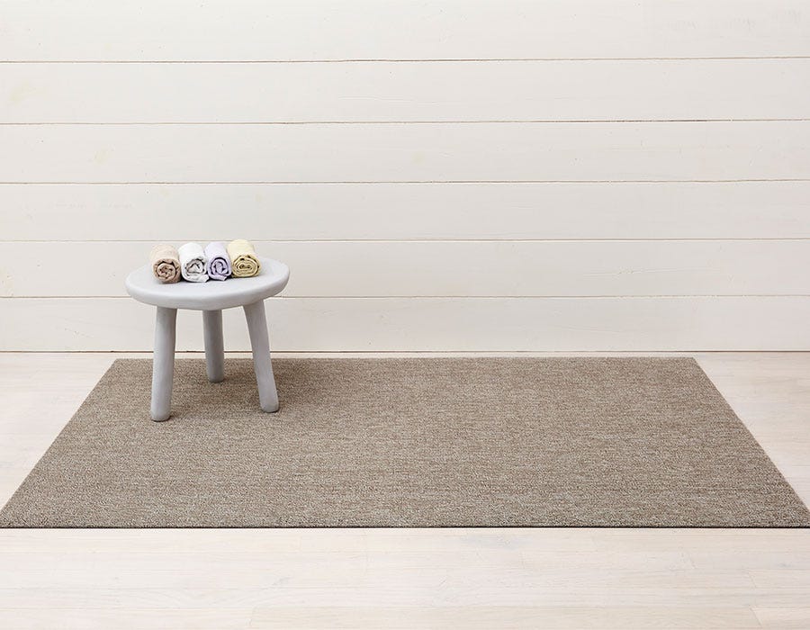 Chilewich Heathered Shag Doormat Pebble