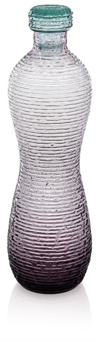 IVV Multicolor Bottle 32.5cm 1.35L Amethyst with Turquoise Stopper
