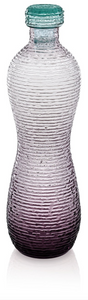 IVV Multicolor Bottle 32.5cm 1.35L Amethyst with Turquoise Stopper