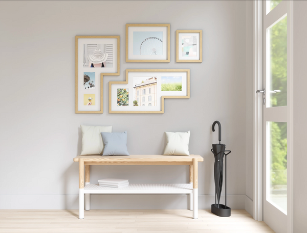 Umbra Mingle Gallery Picture Frame Natural Set of 4