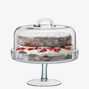 LSA Serve Cakestand & Dome dia:26.5cm