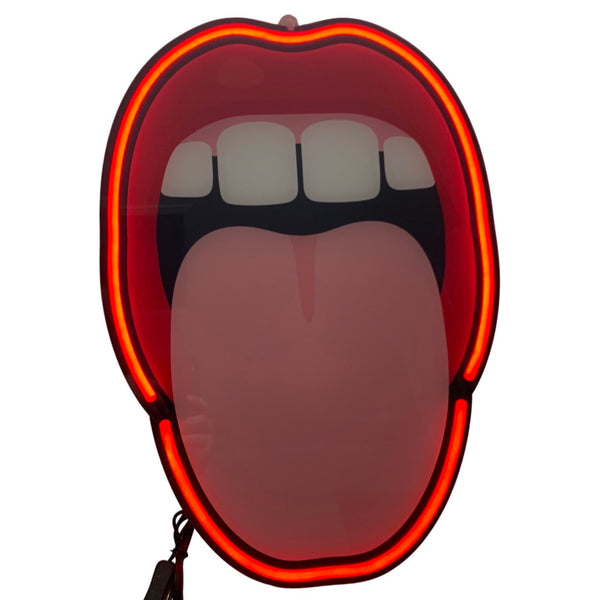 Seletti LED Sign with Transformer 'Blow' - Tongue