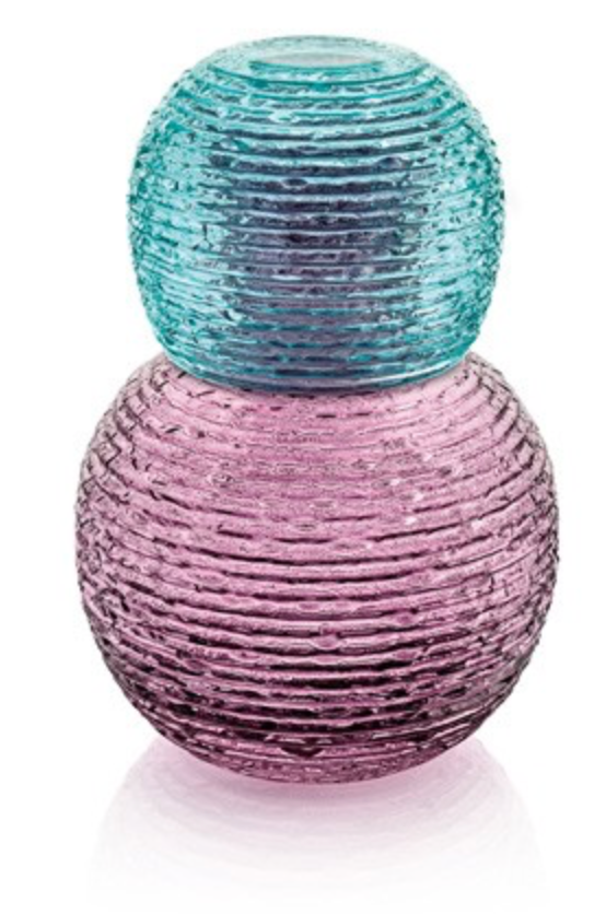 IVV Multicolor Set Night Bottle Amethyst/Tumbler Turquoise, 0.7L
