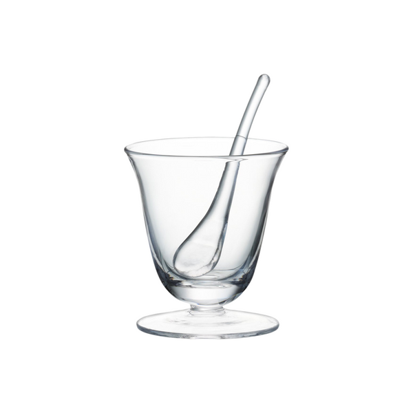 LSA Serve Condiment Pot & Scoop H8cm (Set of 2)