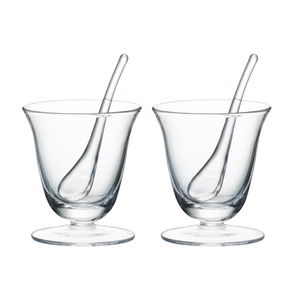 LSA Serve Condiment Pot & Scoop H8cm (Set of 2)