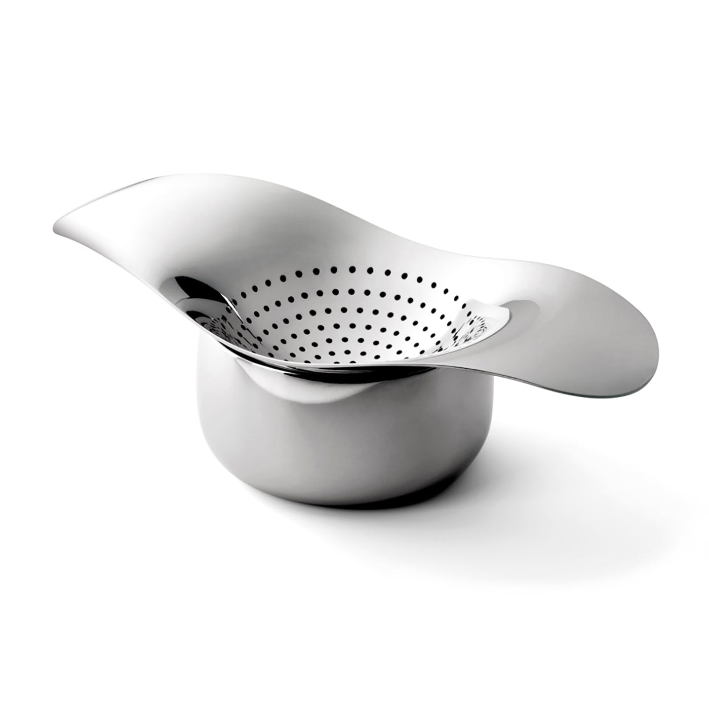 Robert Welch Drift Tea Strainer and Bowl
