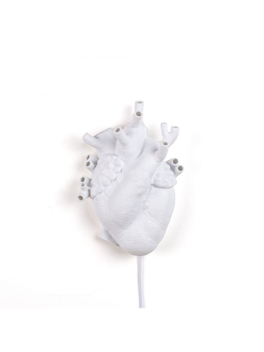 Seletti 'Heart Lamp' Porcelain Lamp