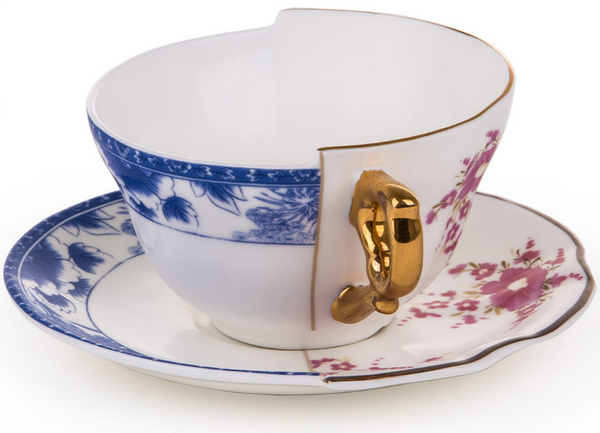 Seletti Hybrid Zenobia Teacup and Saucer