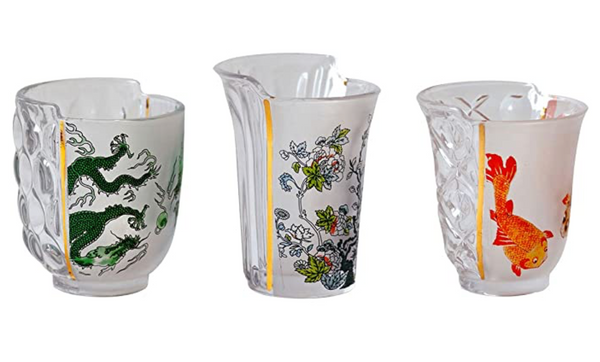 Seletti Hybrid Aglaura Drinking Glasses Set of 3