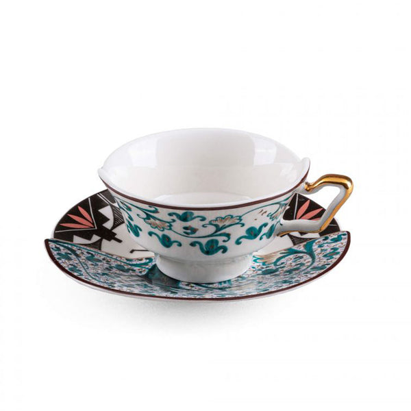Seletti Hybrid Aspero Teacup and Saucer