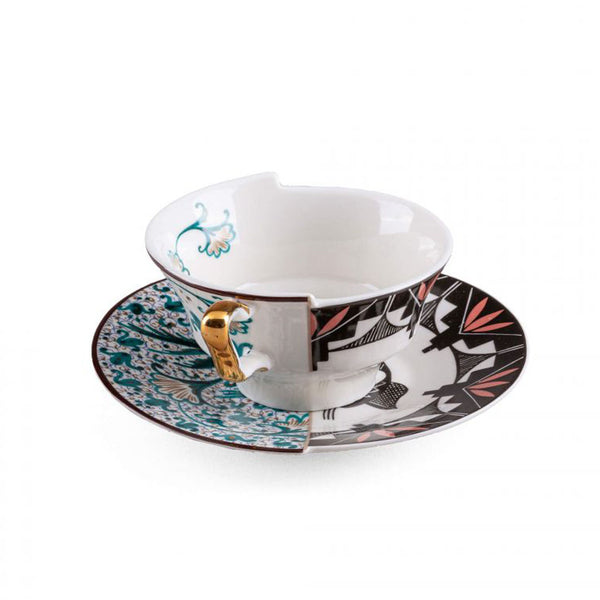 Seletti Hybrid Aspero Teacup and Saucer