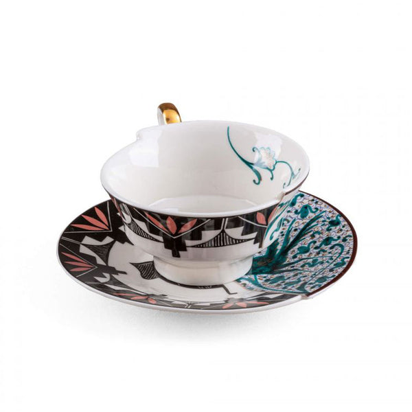 Seletti Hybrid Aspero Teacup and Saucer