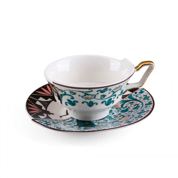 Seletti Hybrid Aspero Teacup and Saucer