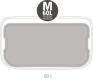 Brabantia Bo Pedal Bin 60L