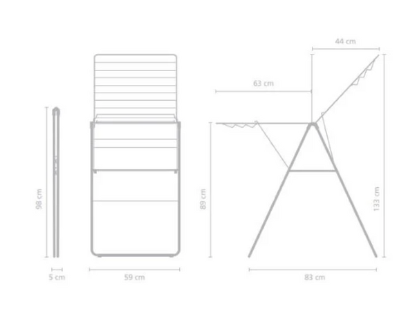 Brabantia Hangon Drying Rack 20m