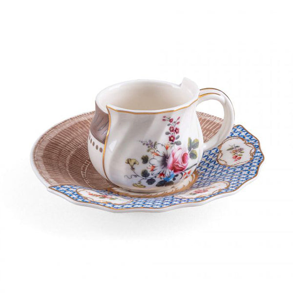 Seletti Hybrid 2.0 Djenne Coffee Cup and Saucer
